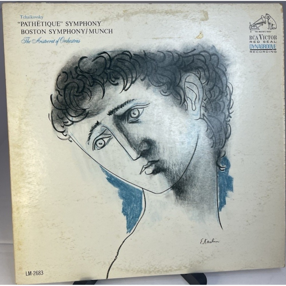 Tchaikovsky Pathetique Symphony Boston Symphony Munch RCA LM-2683 Mono Vinyl LP